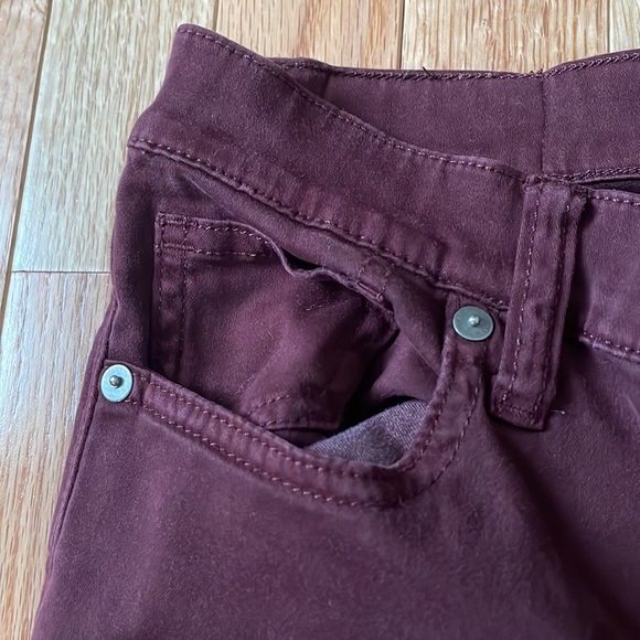 Madewell Pants Womens 26 Purple 9" High Riser Skinny Skinny Ladies - Picture 6 of 11